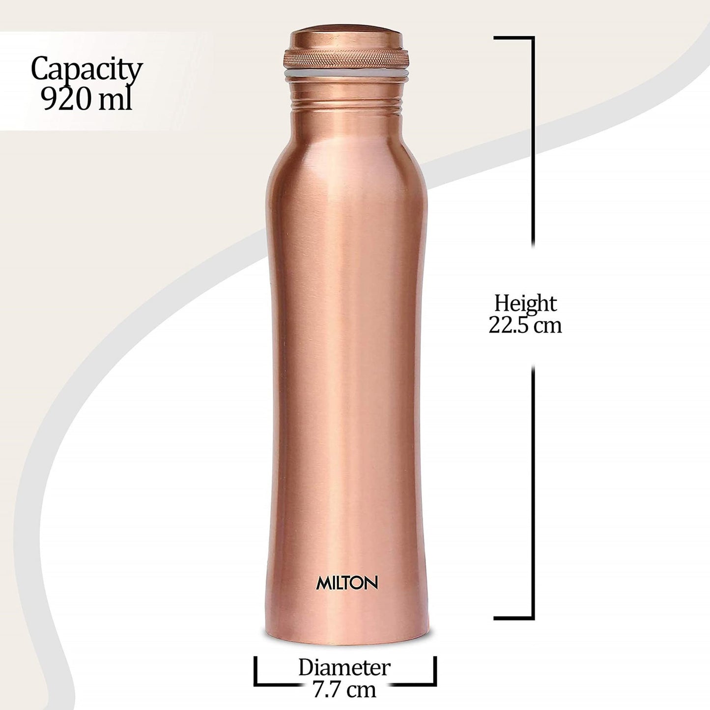 MILTON Copperas Bottle, 1 Piece 920ml, 1000 Copper