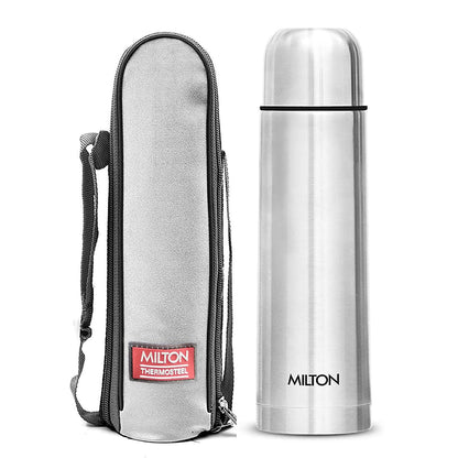 Milton Thermosteel Flip Lid Flask, Silver (750 ML)